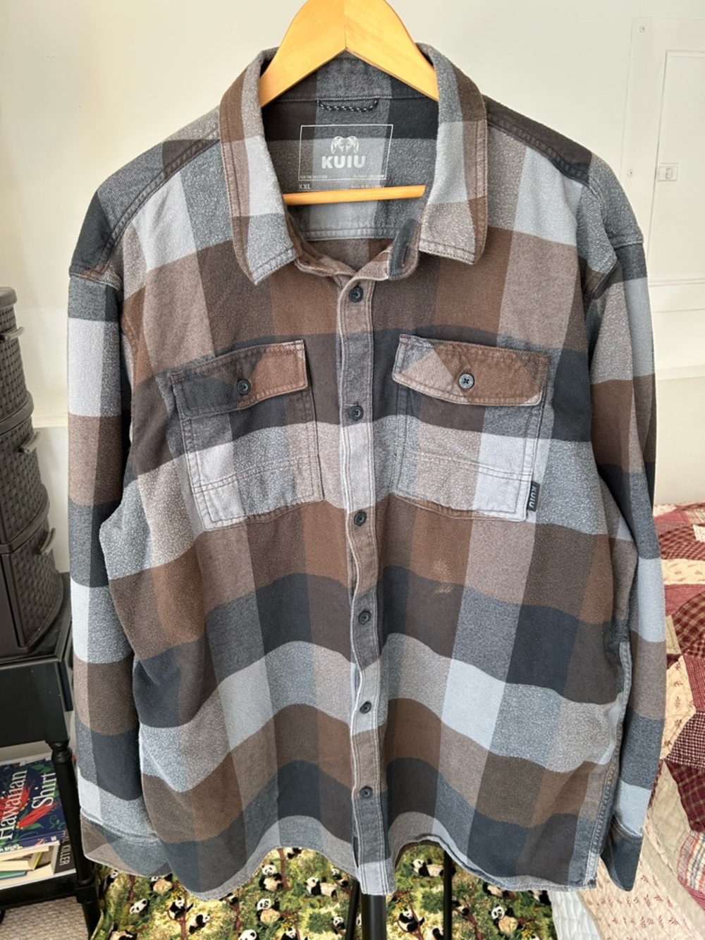 Kuiu Field Flannel Plaid Button Down Shirt Men’s XXL